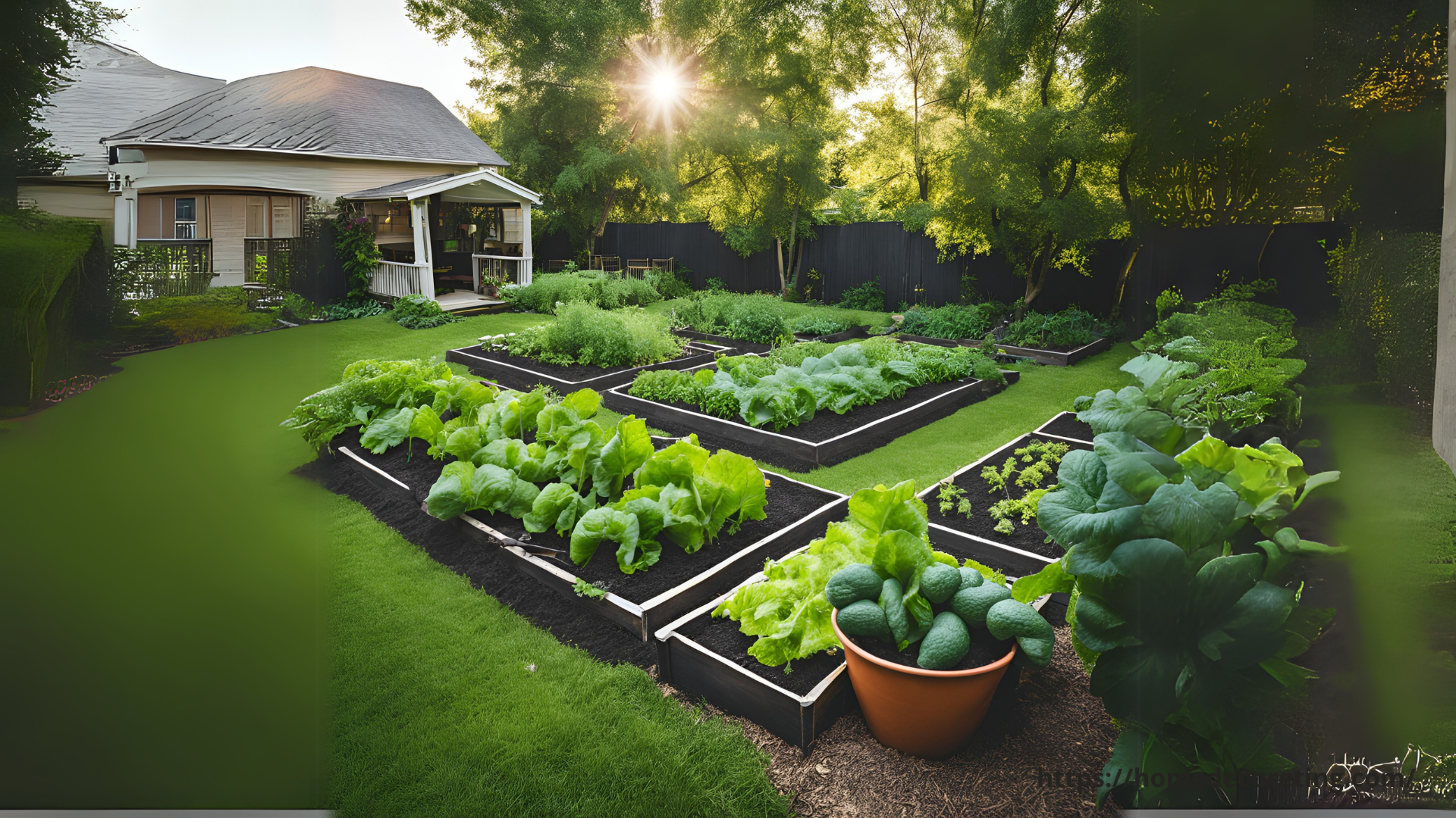 backyard vegetable garden